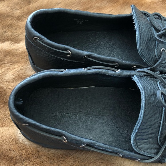 BNIB Black Leather Moccasins Slip Loafers - Picture 5 of 6